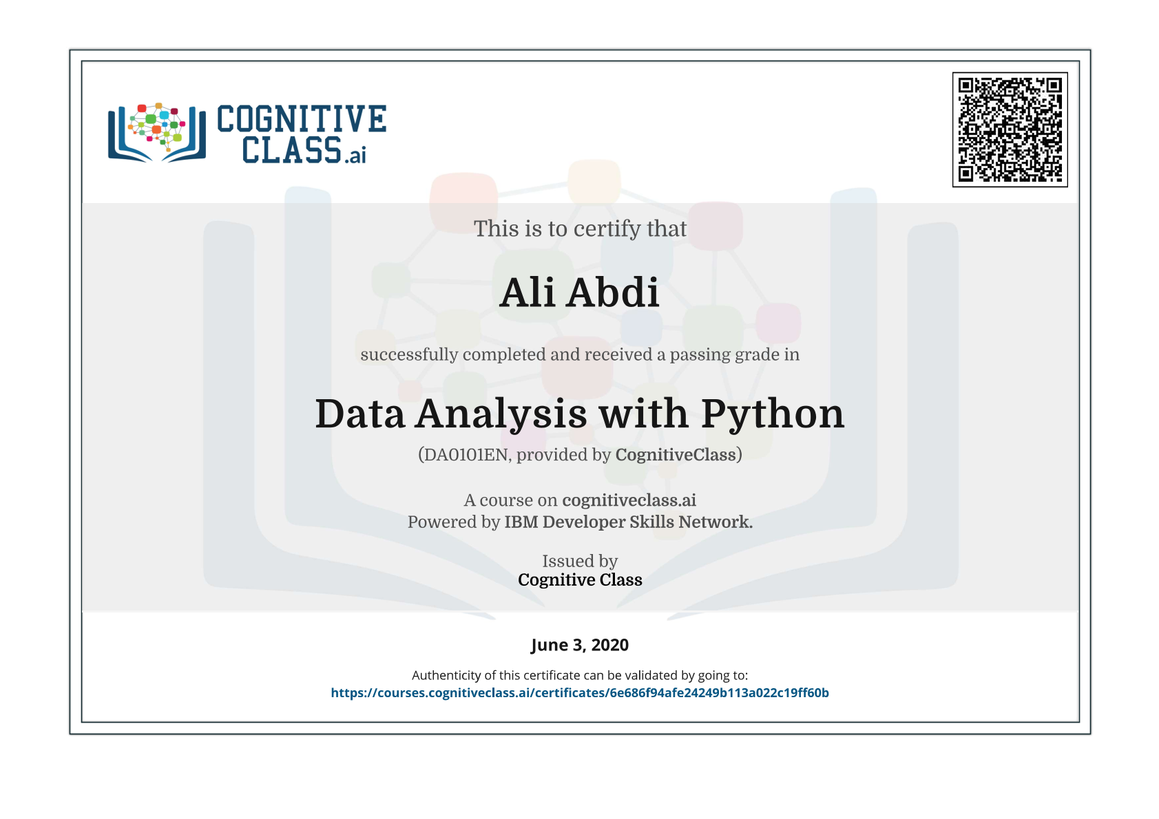 Data Analysis with Python
